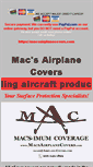 Mobile Screenshot of airplane-covers.com